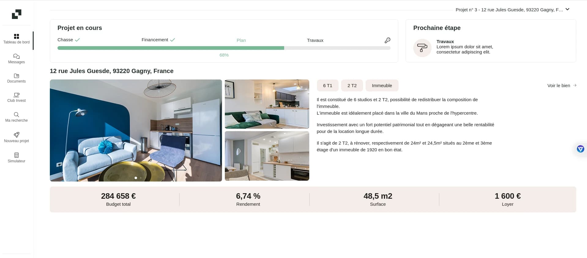 IL nouveau (espace client)